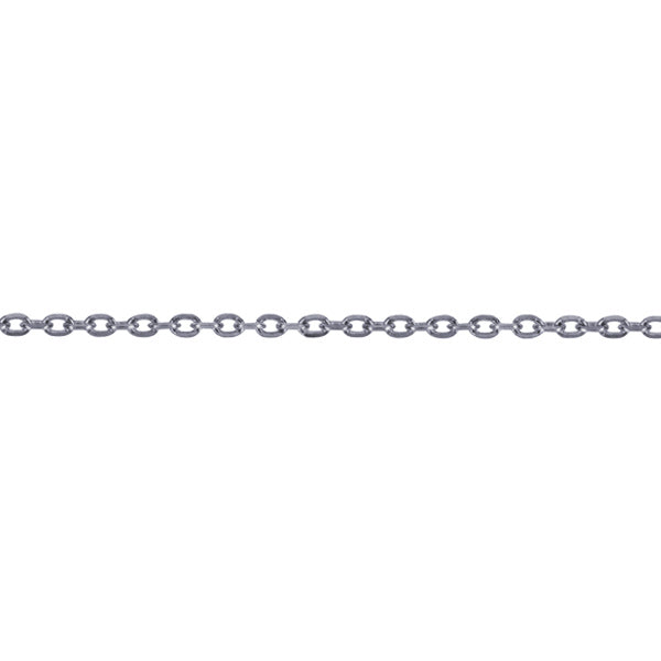 Sterling Silver Cable Link Chain 55cms