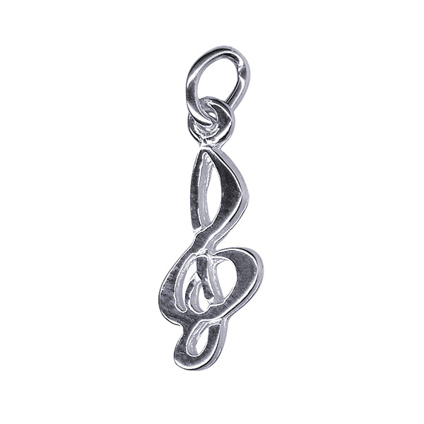 Sterling Silver Treble Cleff Charm