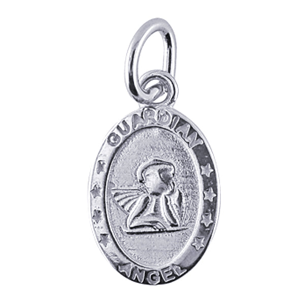 Sterling Silver Guardian Angel Charm
