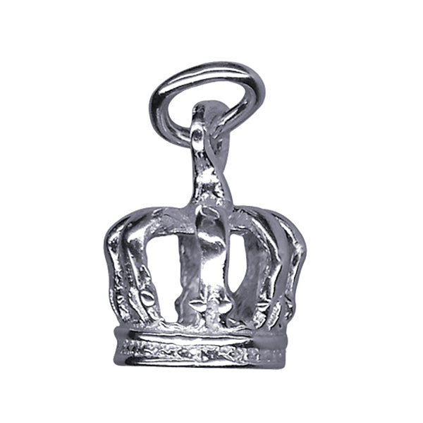 Sterling Silver Crown Charm