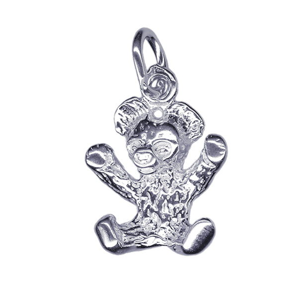 Sterling Silver Teddy Bear Charm