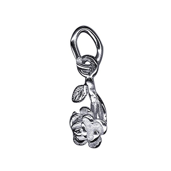 Sterling Silver Rose Charm