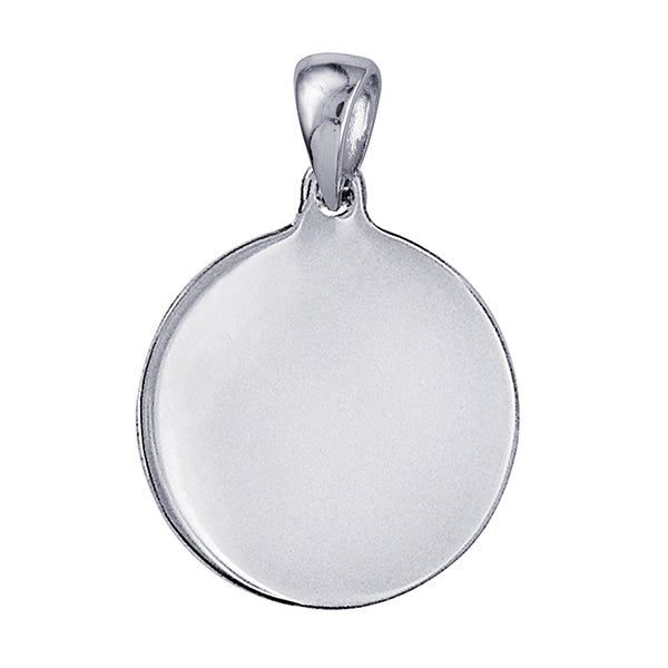 Sterling Silver Disc Pendant