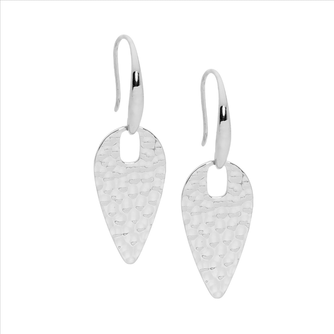 Stainless Steel Arrow Shaped Shepherd Hook Earrings
