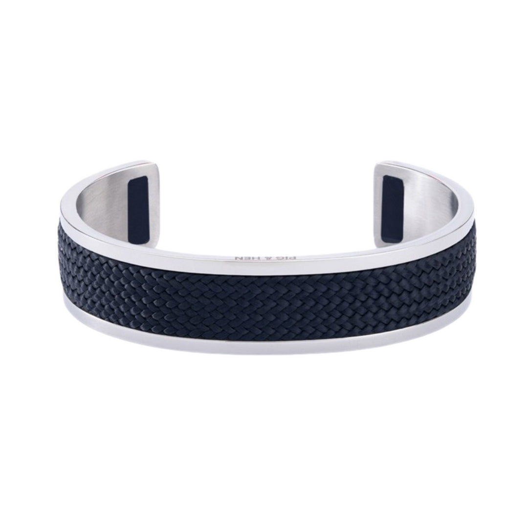 Stainless Steel Navy Rope Cuff Bracelet