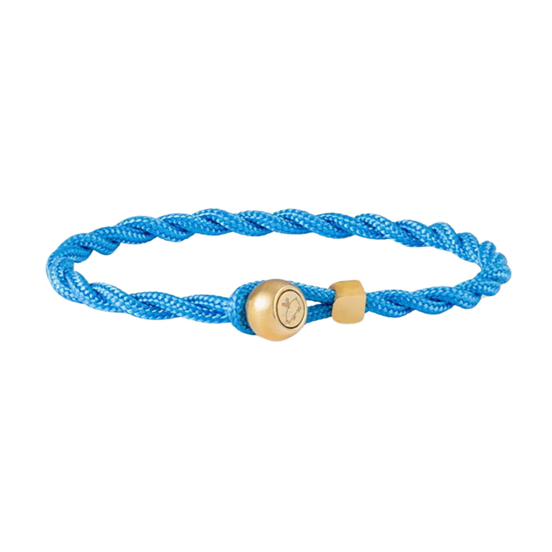 Stainless Steel Yellow Gold Plated Marine Rope Bracelet