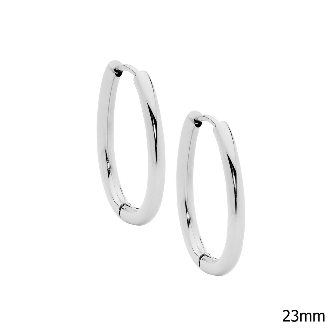 Stainless Steel Huggie Earrings