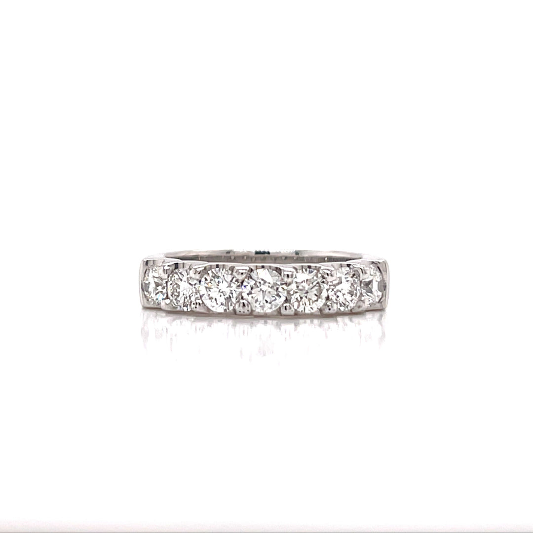 Custom Made 18ct White Gold Diamond Wedding Ring