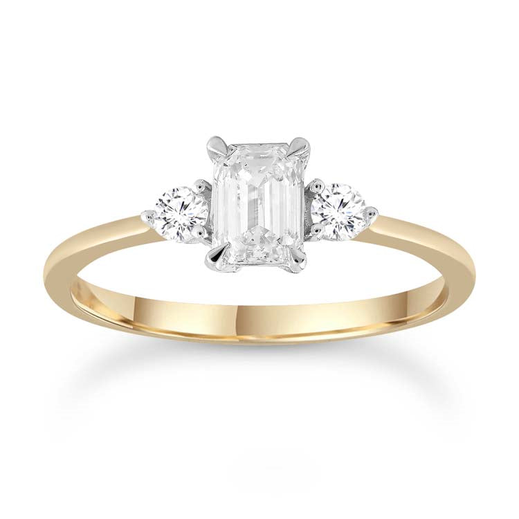9ct Yellow Gold Diamond Engagement Ring
