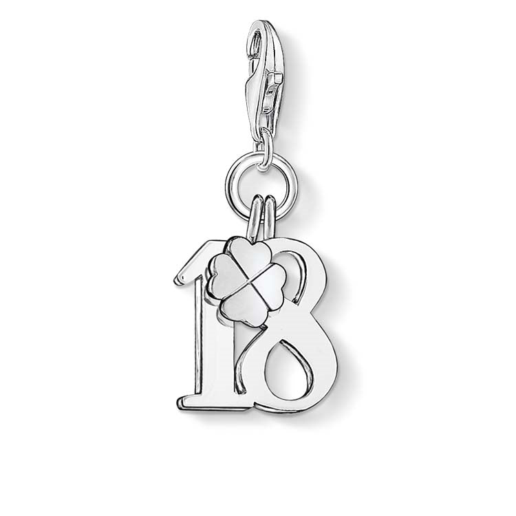 Charm Club Lucky Number '18' Charm