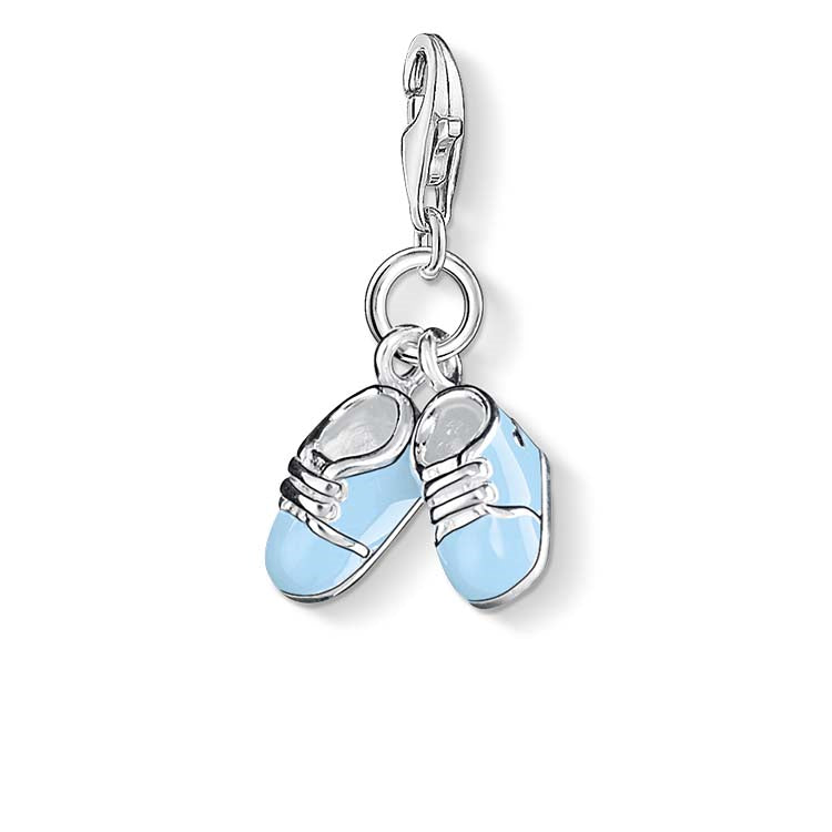 Charm Club Blue Booties Charm