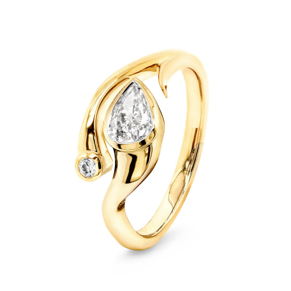 18ct Yellow Gold Diamond Ring