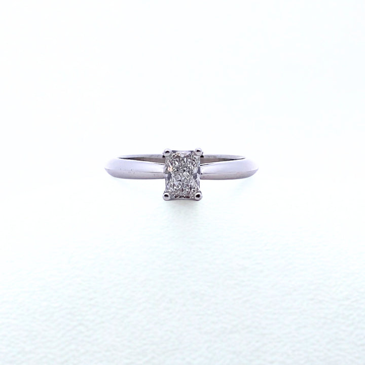 Custom Made Platinum Lab Grown Diamond Engagement Ring