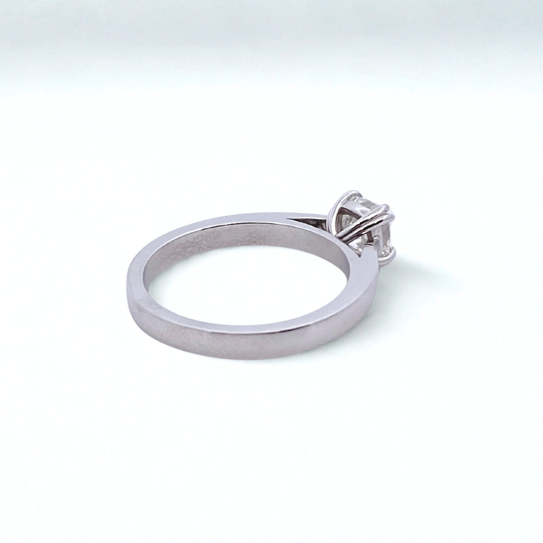 Custom Made Platinum Antwerp Diamond Engagement RIng