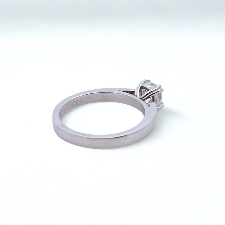 Custom Made Platinum Antwerp Diamond Engagement RIng