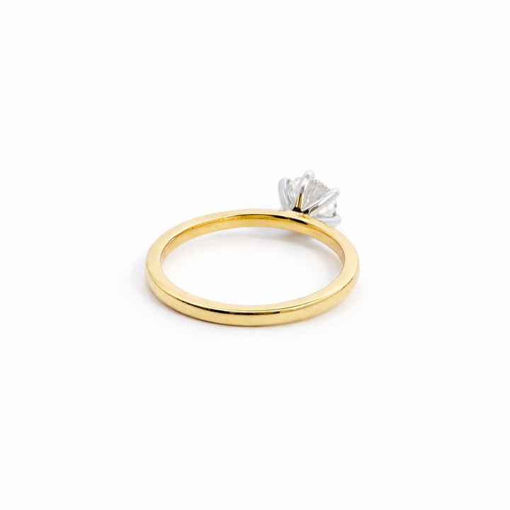 18ct Yellow Gold Solitaire Engagement Ring