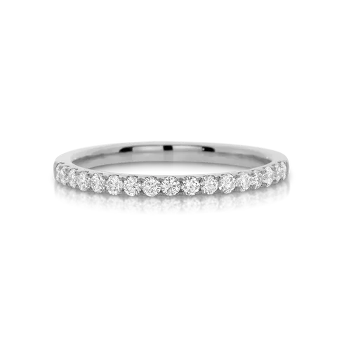 9ct White Gold Lab Grown Diamond Ring