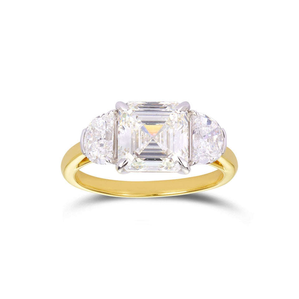 9ct Yellow Gold Lab Grown Diamond Ring