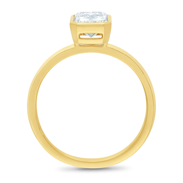 9ct Yellow Gold Lab Grown Diamond Ring