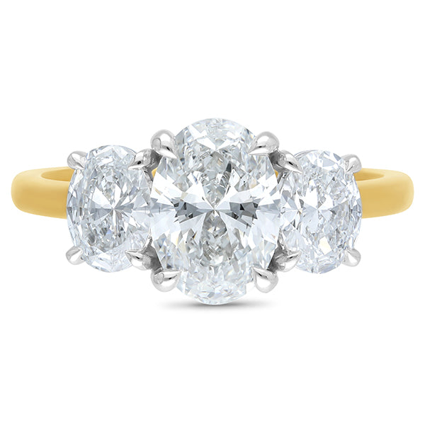 9ct Yellow Gold Lab Grown Diamond Ring