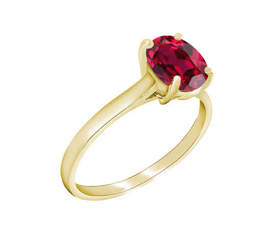 9ct Yellow Gold July Birthstone Ring