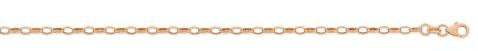 9ct Rose Gold Silver Filled Bracelet