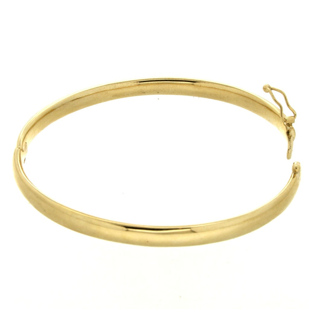 9ct Yellow Gold Hinged Bangle