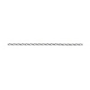 9ct White Gold Belcher Chain