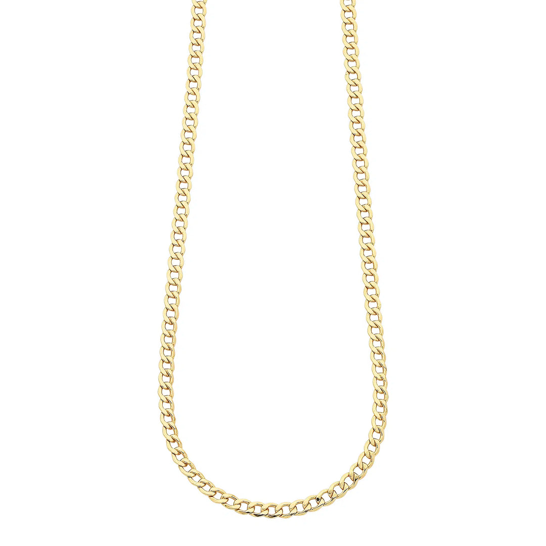 9ct Yellow Gold Silver Filled Chain