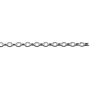 9ct White Gold Belcher Chain