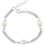 Sterling Silver & Freshwater Pearl Bracelet