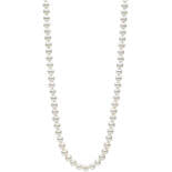 Sterling Silver Freshwater Pearl Necklace 45cm