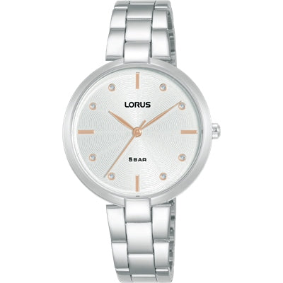 Lorus Ladies Everyday Dress Watch Silver Toned Stainless Steel
