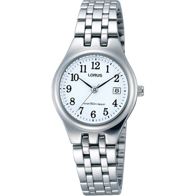 Lorus Ladies Daywear Watch Silver Toned Stainless Steel With Round Face