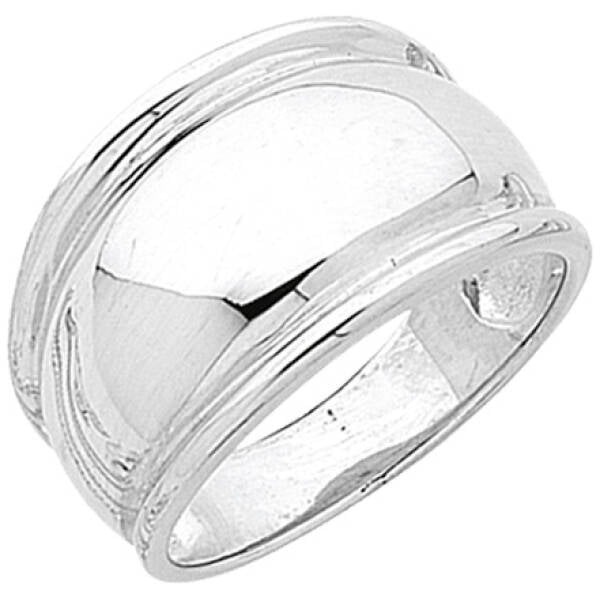 Sterling Silver Wide Dome Ring