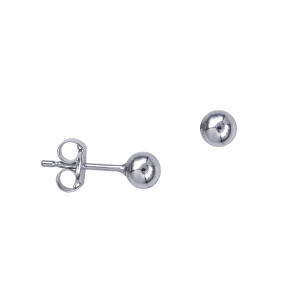 Sterling Silver Ball Stud 4mm