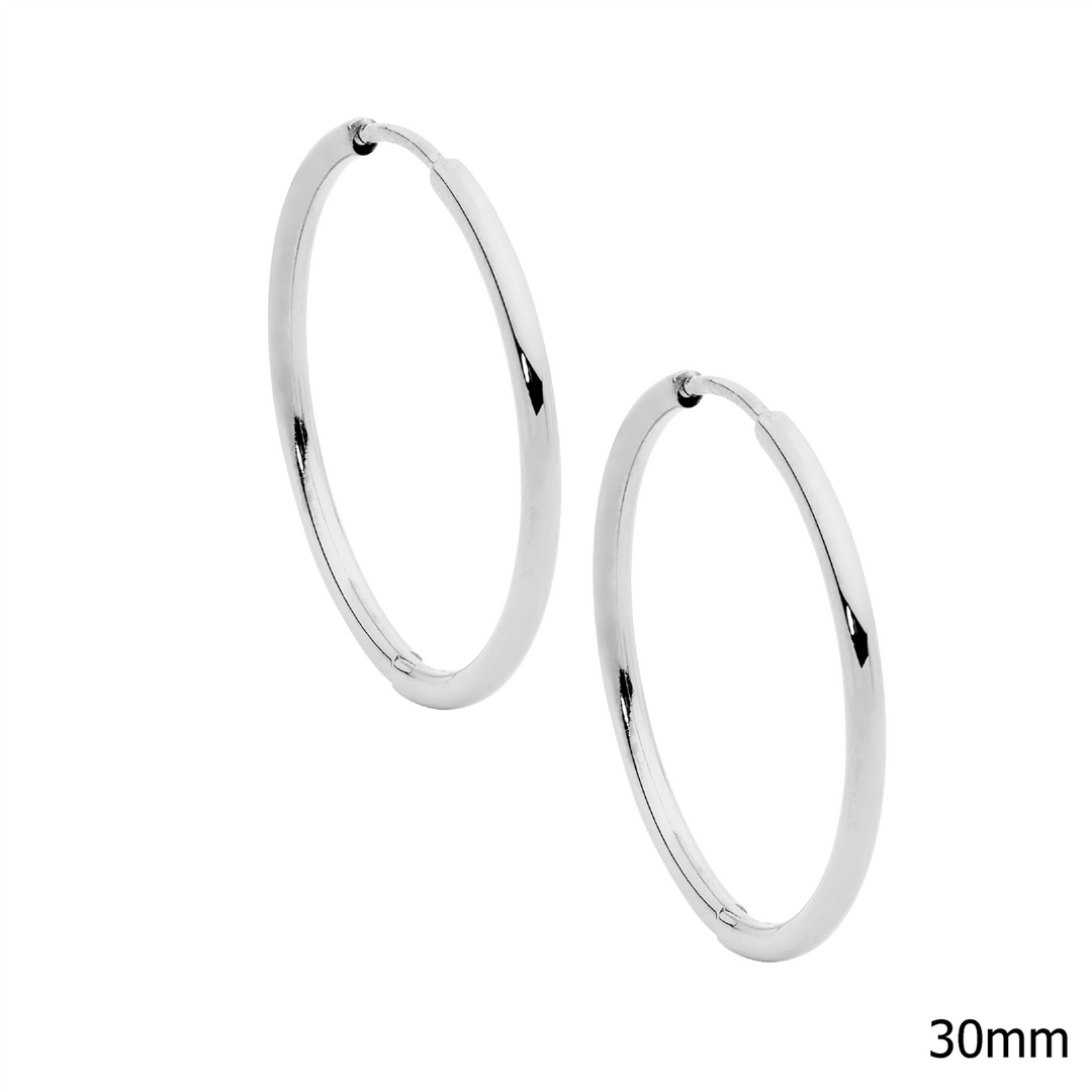 Stainless Steel Huggie Earrings