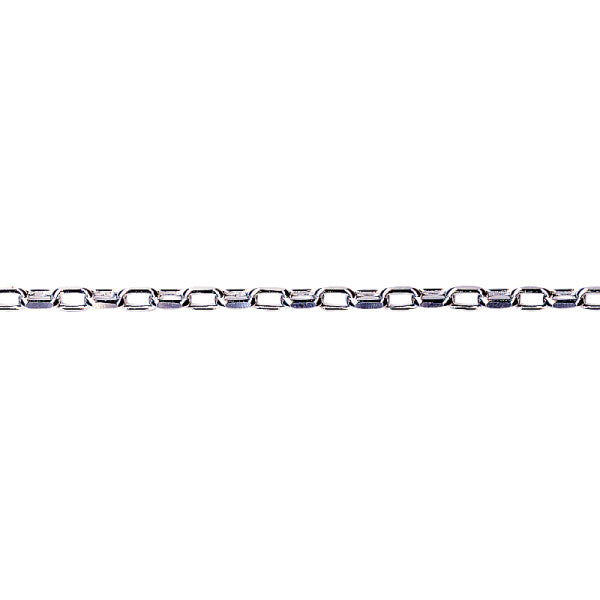 Sterling Silver Diamond Cut Oval Belcher Chain 70cm