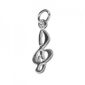 Sterling Silver Treble Cleff Charm