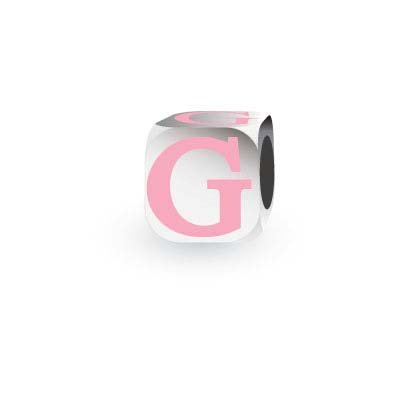 My Little Angel Pink Letter G Charm