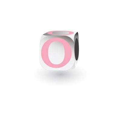 My Little Angel Pink Letter O Charm