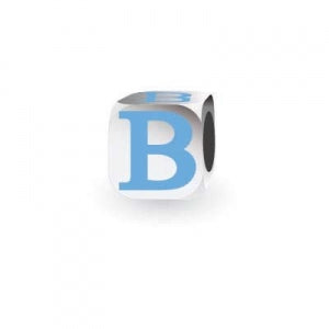 My Little Angel Blue Letter B Charm