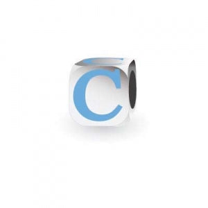 My Little Angel Blue Letter C Charm