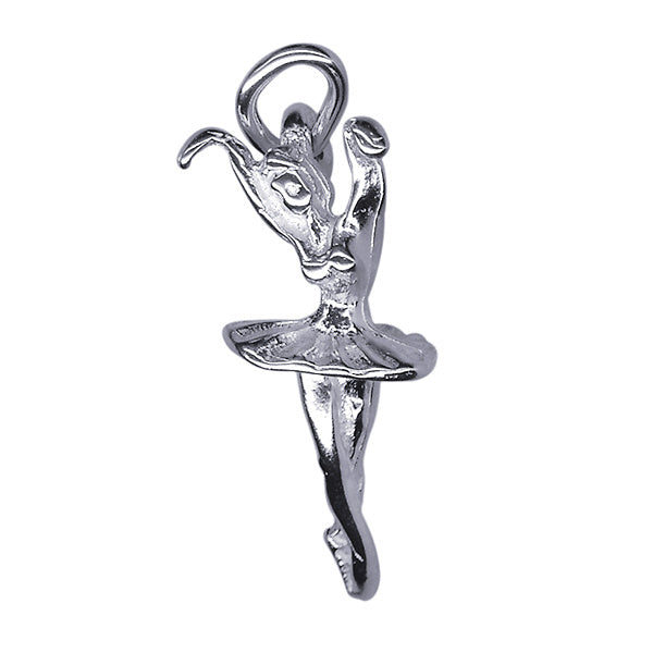 Sterling Silver Dancing Ballerina Charm