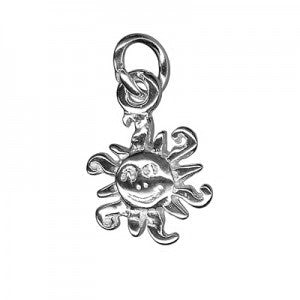 Sterling Silver Sun Charm