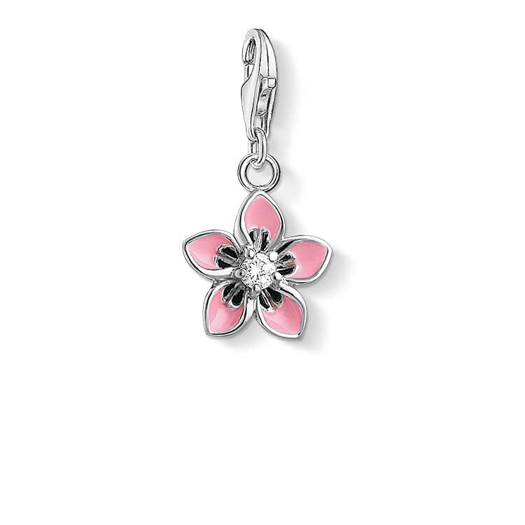 Thomas Sabo "Charm Club" Pink Flower Charm