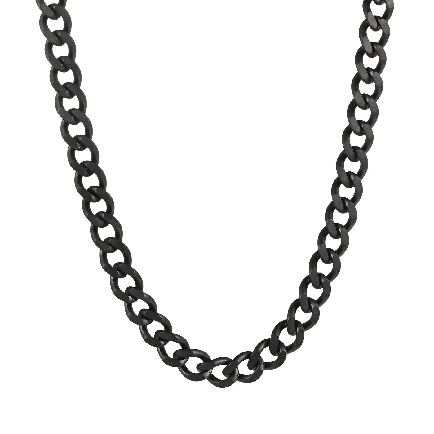 Cudworth Stainless Steel Black Plated Curb Chain