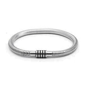 Cudworth Stainless Steel Snake Style Bracelet