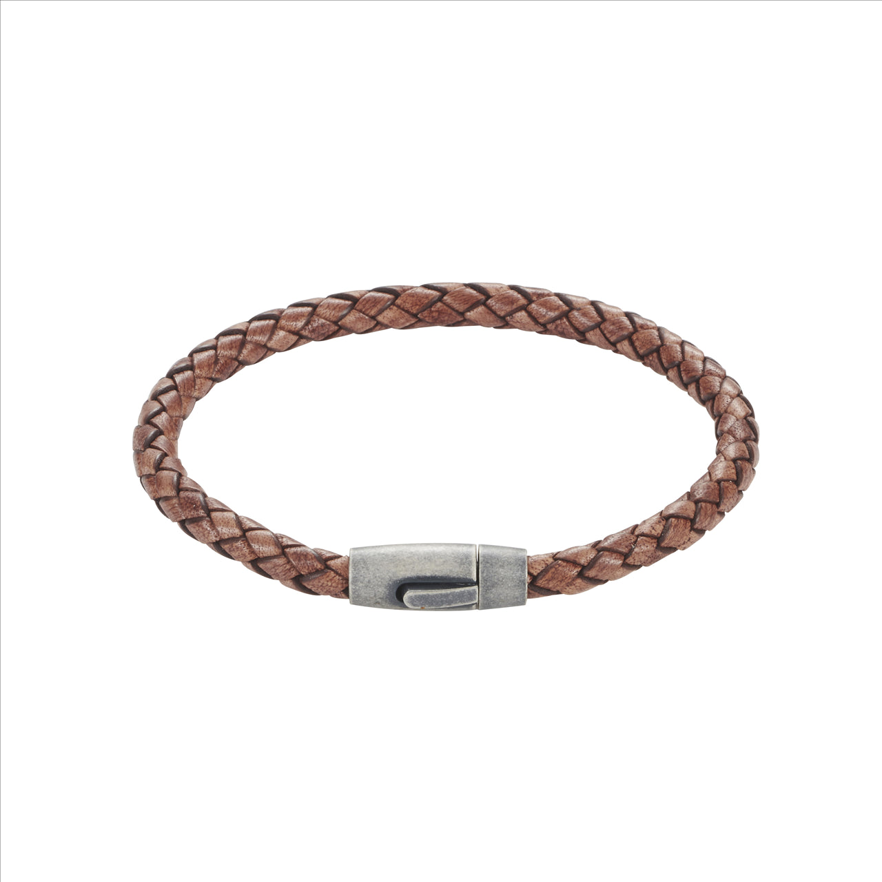 Cudworth Stainless Steel & Leather Bracelet