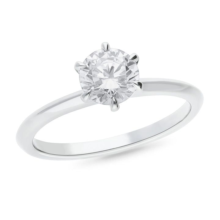 Claw Set Brilliant Cut Solitaire Engagement Ring